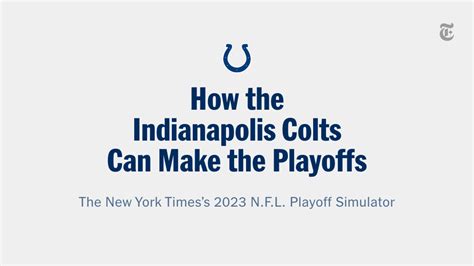 how colts can make playoffs